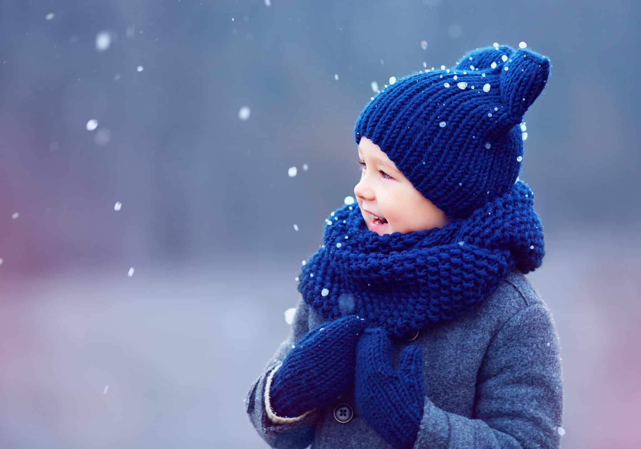 child beanie side