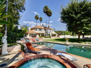 photo of aton center mansion with pool